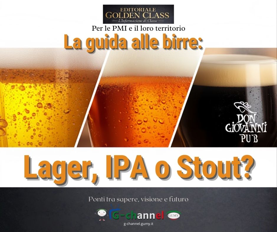 La guida alle birre: Lager, IPA o Stout?